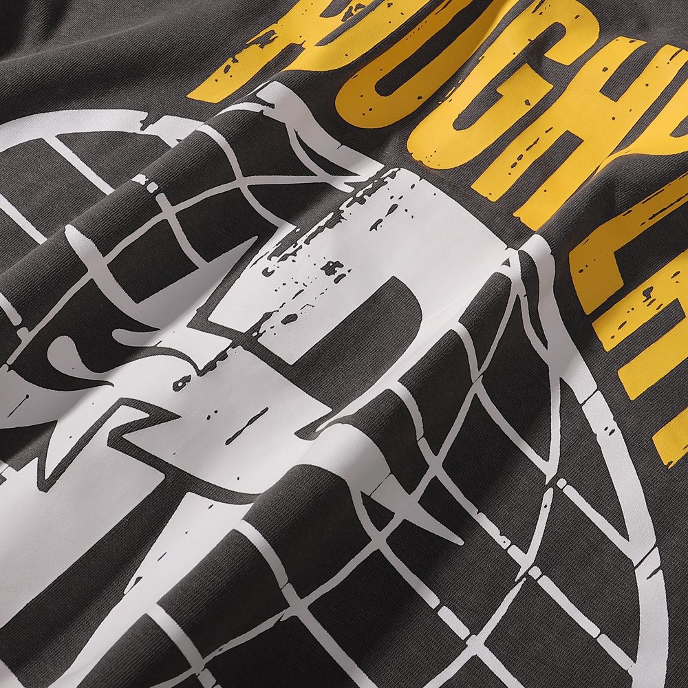 Rough Play Yellow Globe Graphic T-Shirt ¡ª detail