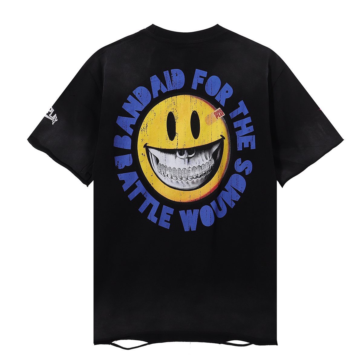 Rough Play Skeleton Baseball Graphic T-Shirt ¡ª back