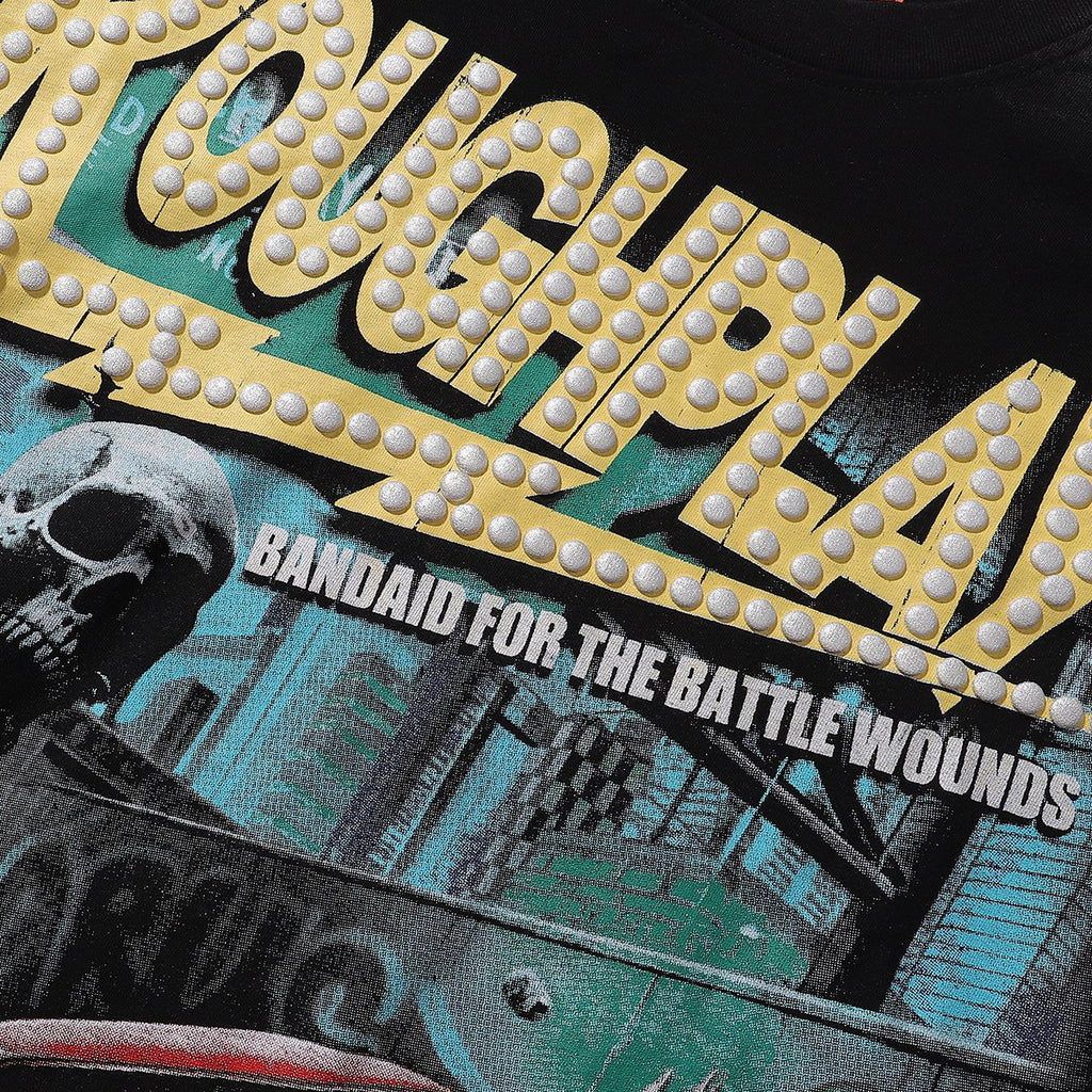 Rough Play Flyers Graphic Long-Sleeve T-Shirt ¡ª detail