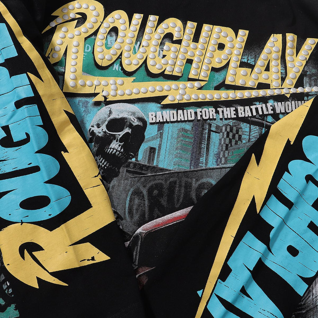 Rough Play Flyers Graphic Long-Sleeve T-Shirt ¡ª detail
