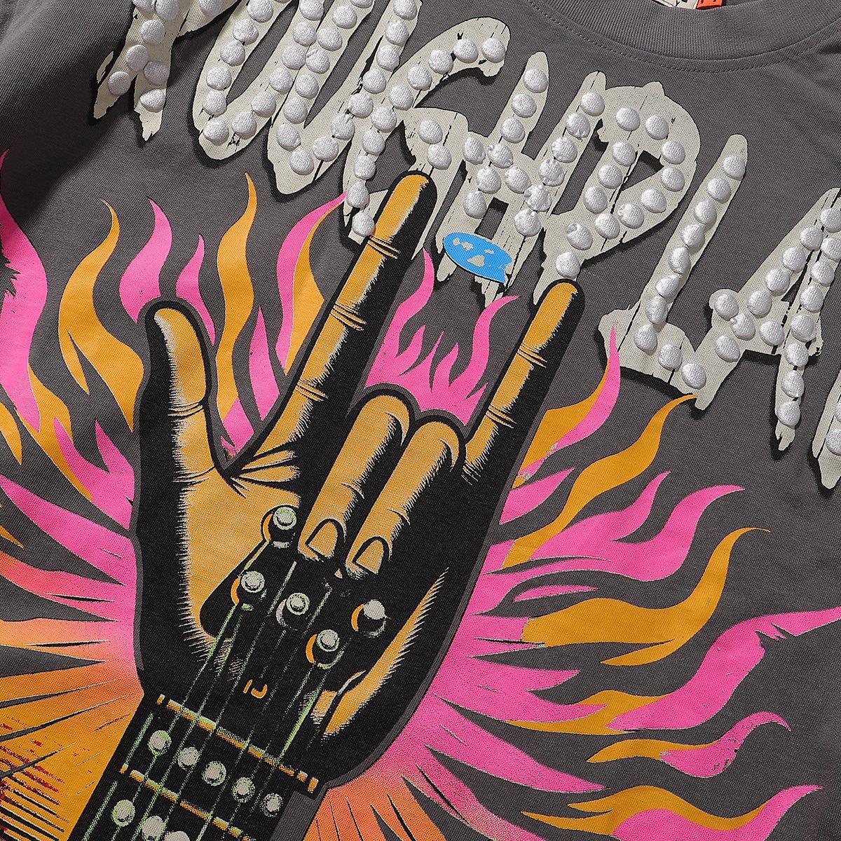 Rough Play Rock Graphic Long-Sleeve T-Shirt ¡ª detail