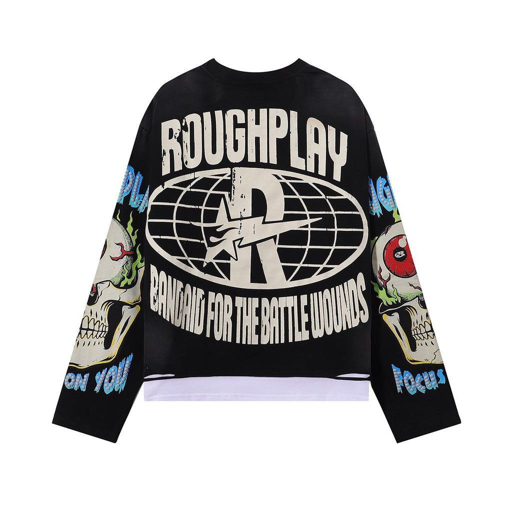 Rough Play Rock Graphic Long-Sleeve T-Shirt ¡ª back