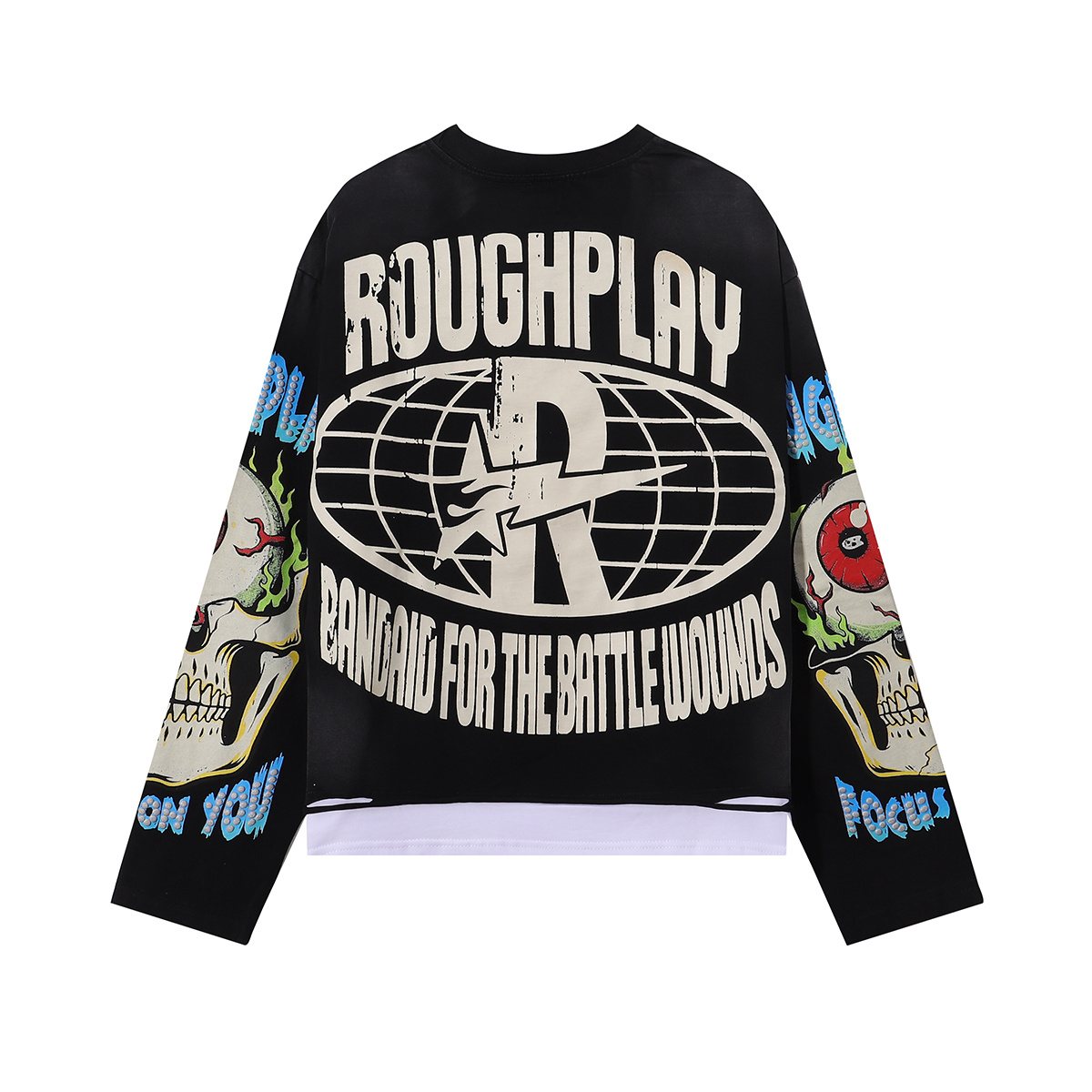 Rough Play Rock Graphic Long-Sleeve T-Shirt ¡ª back