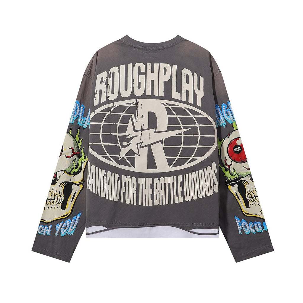 Rough Play Rock Graphic Long-Sleeve T-Shirt ¡ª back