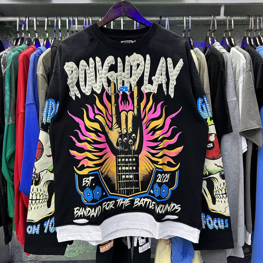 Rough Play Rock Graphic Long-Sleeve T-Shirt ¡ª context