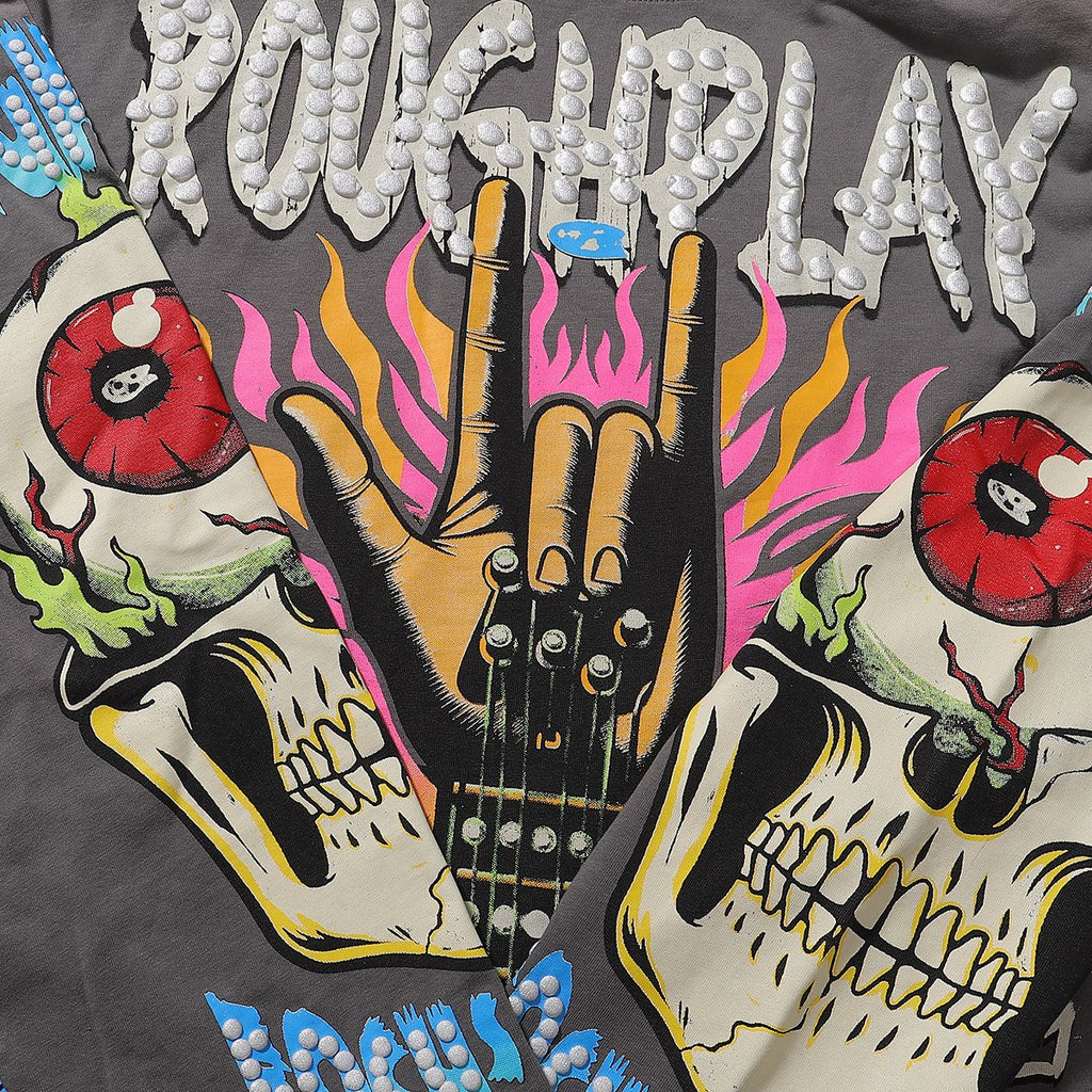Rough Play Rock Graphic Long-Sleeve T-Shirt ¡ª detail