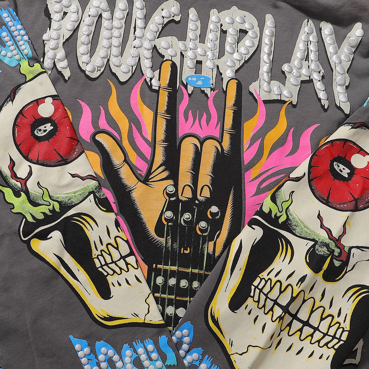 Rough Play Rock Graphic Long-Sleeve T-Shirt ¡ª detail