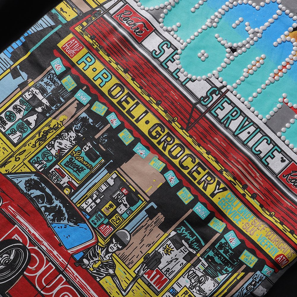 Rough Play Bodega Graphic Long-Sleeve T-Shirt ¡ª detail