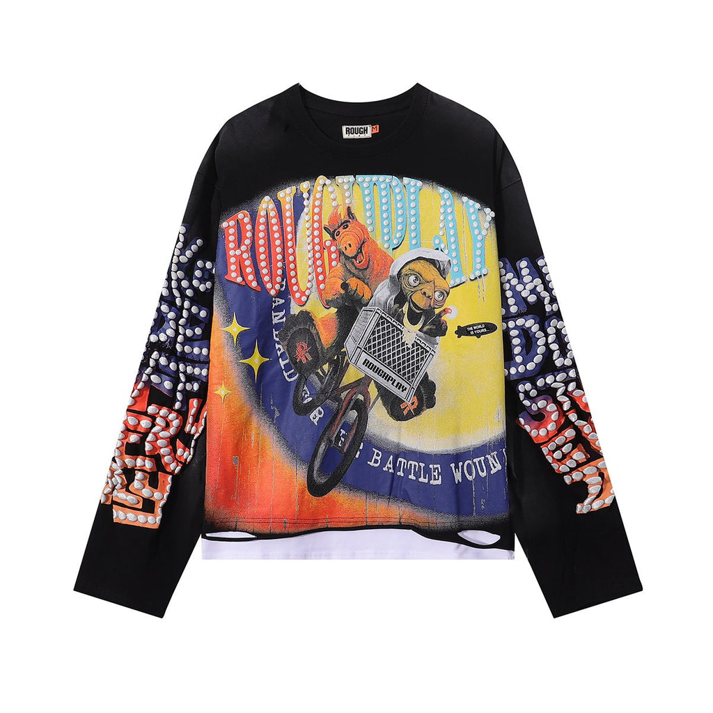 Rough Play E.T Graphic Long-Sleeve T-Shirt ¡ª hero