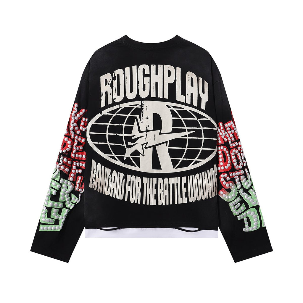 Rough Play Skull & Roses Long-Sleeve T-Shirt ¡ª back