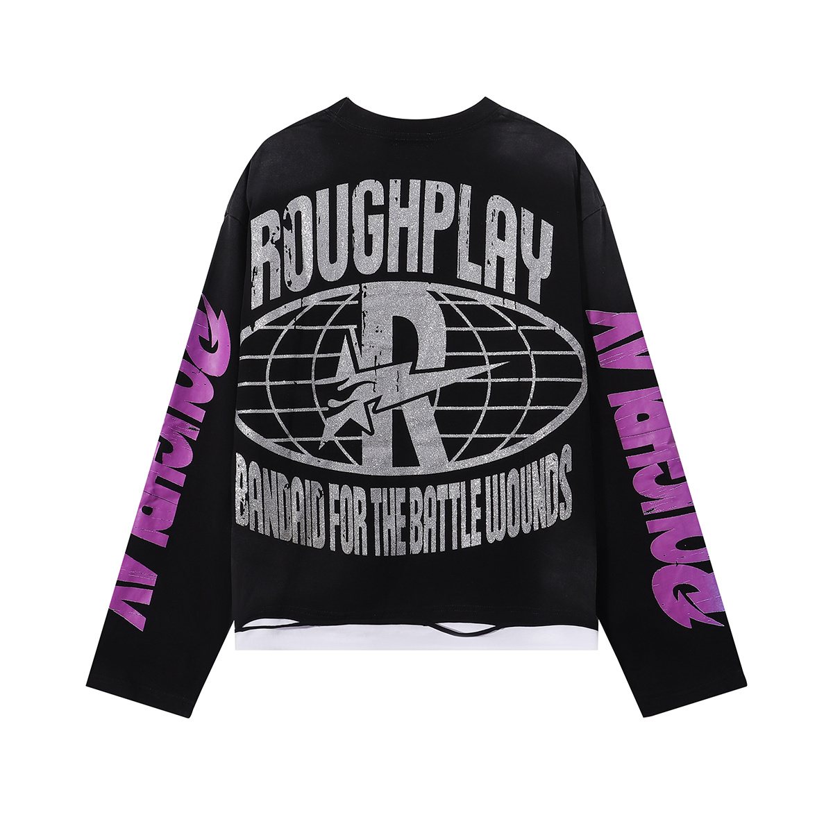 Rough Play Praise to Most High Graphic Long-Sleeve T-Shirt ¡ª back