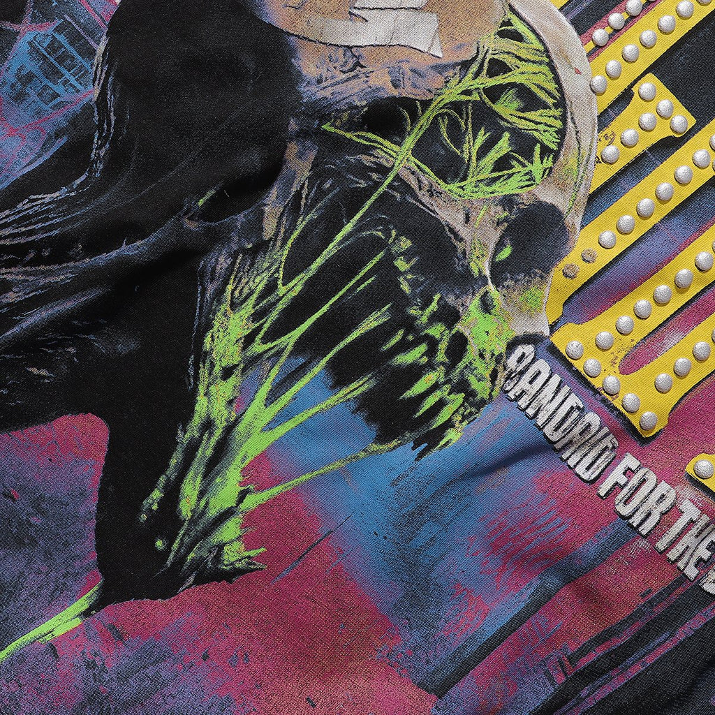 Rough Play Slime Skull Graphic Long-Sleeve T-Shirt ¡ª detail