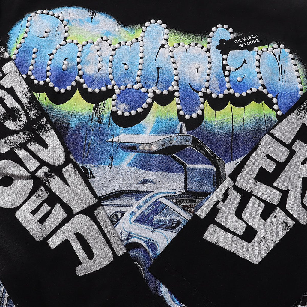 Rough Play Moon Walker Graphic Long-Sleeve T-Shirt ¡ª detail