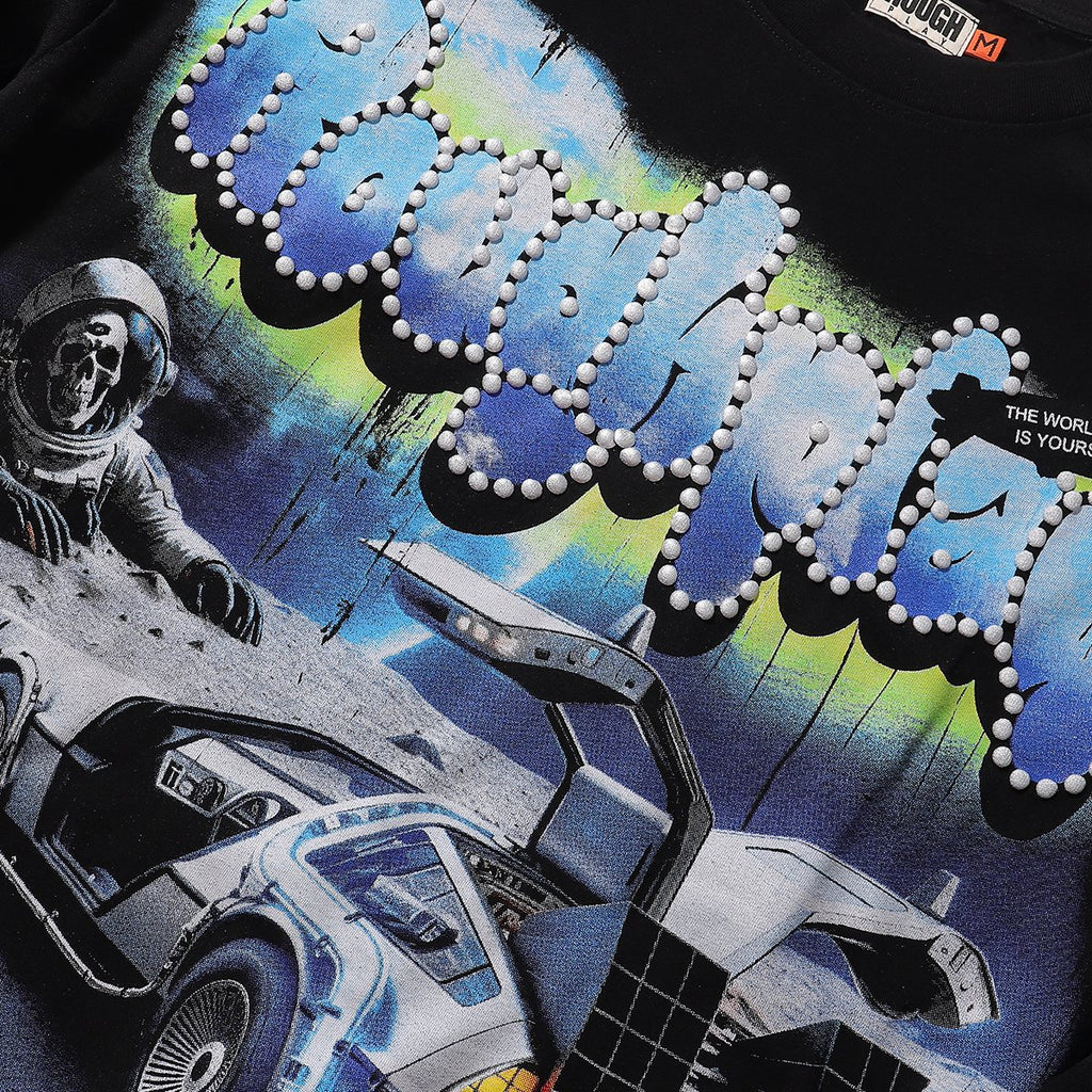 Rough Play Moon Walker Graphic Long-Sleeve T-Shirt ¡ª detail