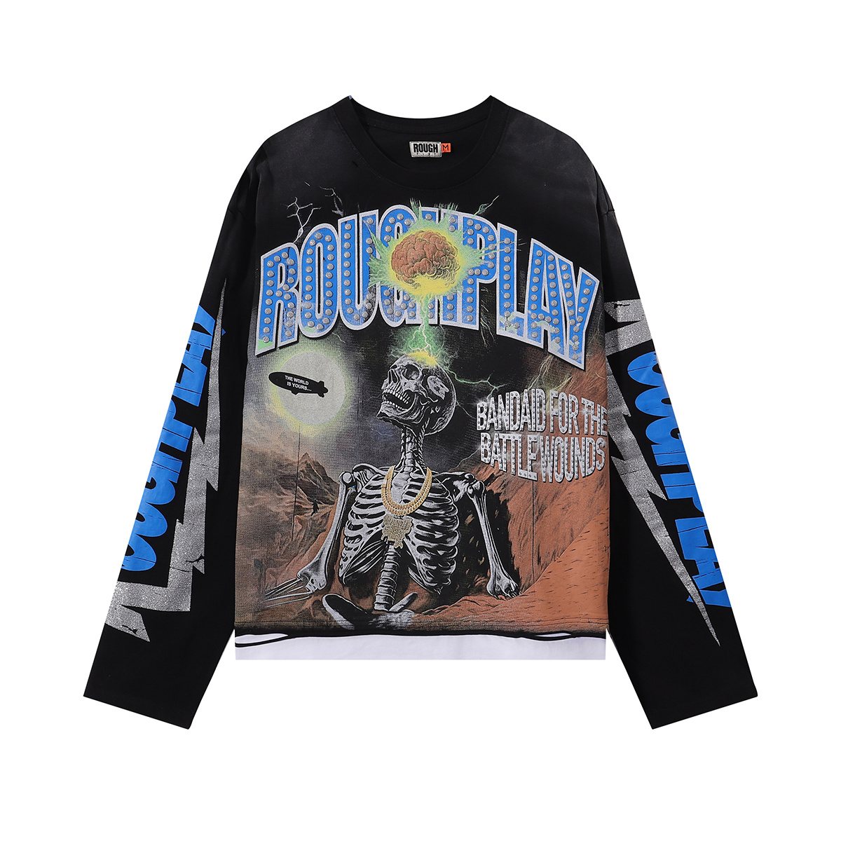Rough Play Skull Shock Long-Sleeve T-Shirt ¡ª hero