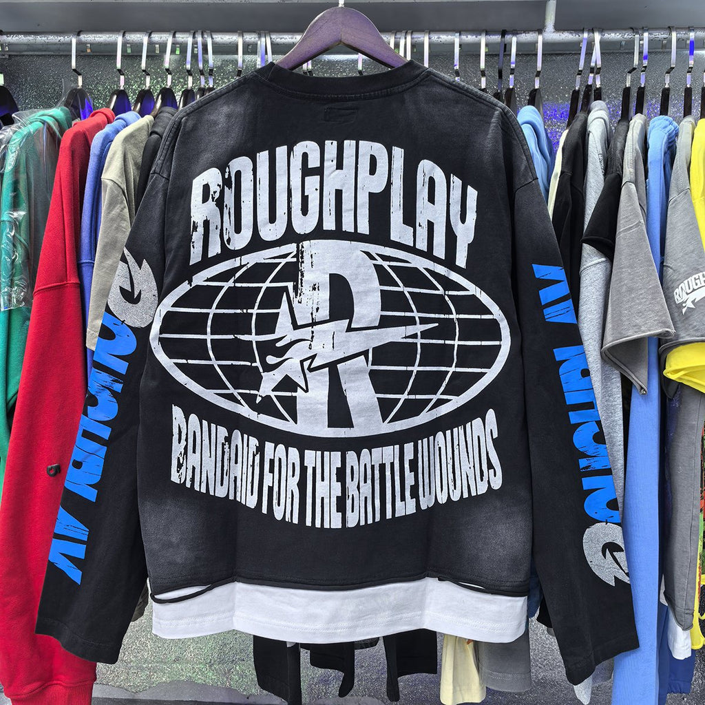 Rough Play Skull Shock Long-Sleeve T-Shirt ¡ª context