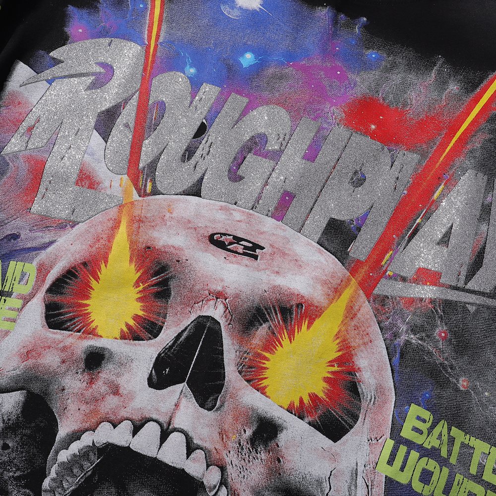 Rough Play Power Skull Long-Sleeve T-Shirt ¡ª detail
