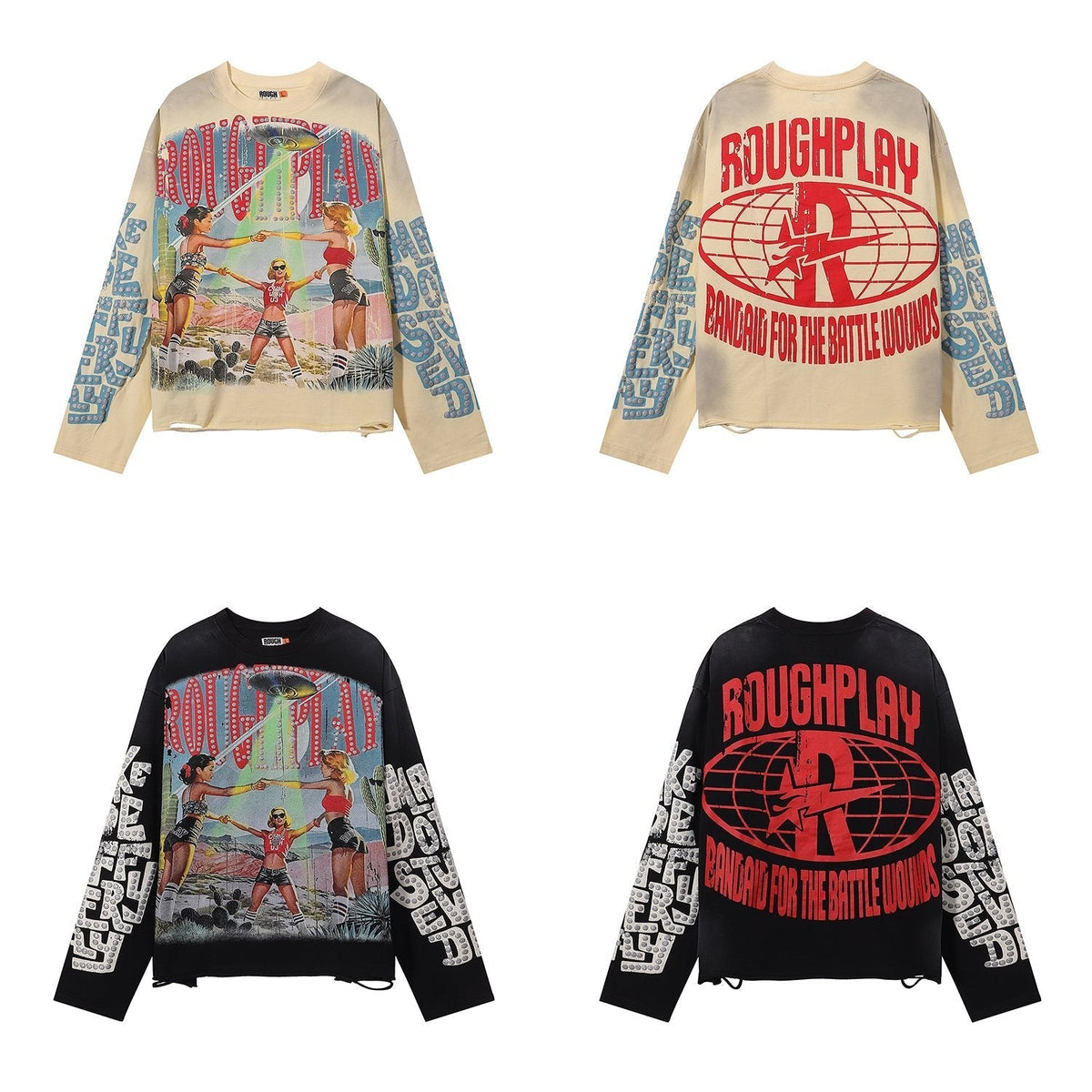 Rough Play Together Graphic Long-Sleeve T-Shirt ¡ª comparison