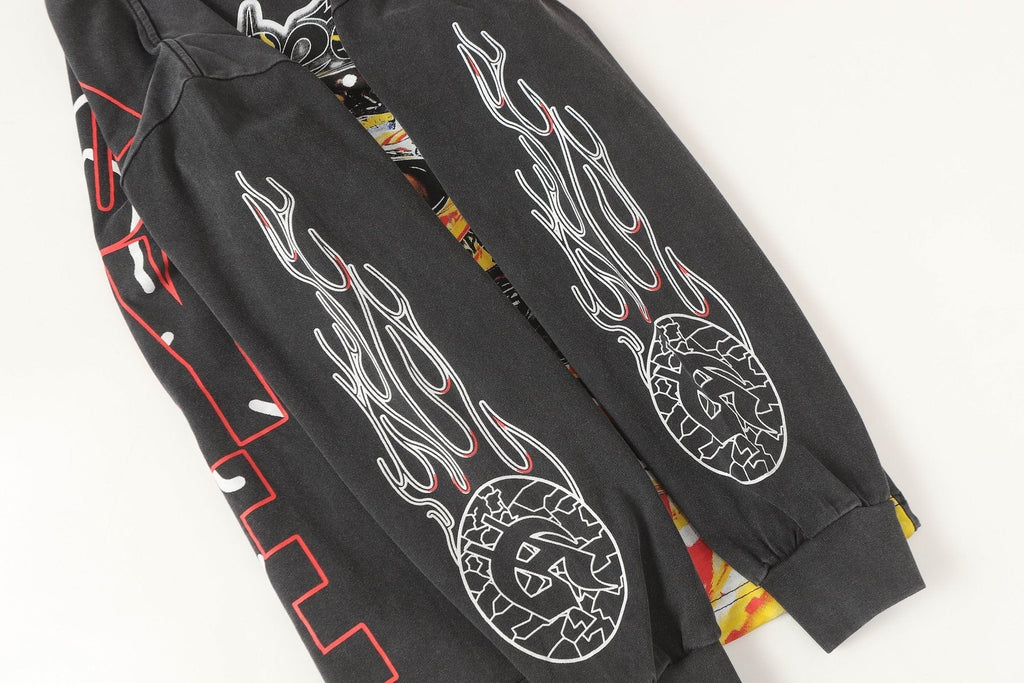 Godspeed Racing Skull Graphic Long-Sleeve T-Shirt ¡ª detail