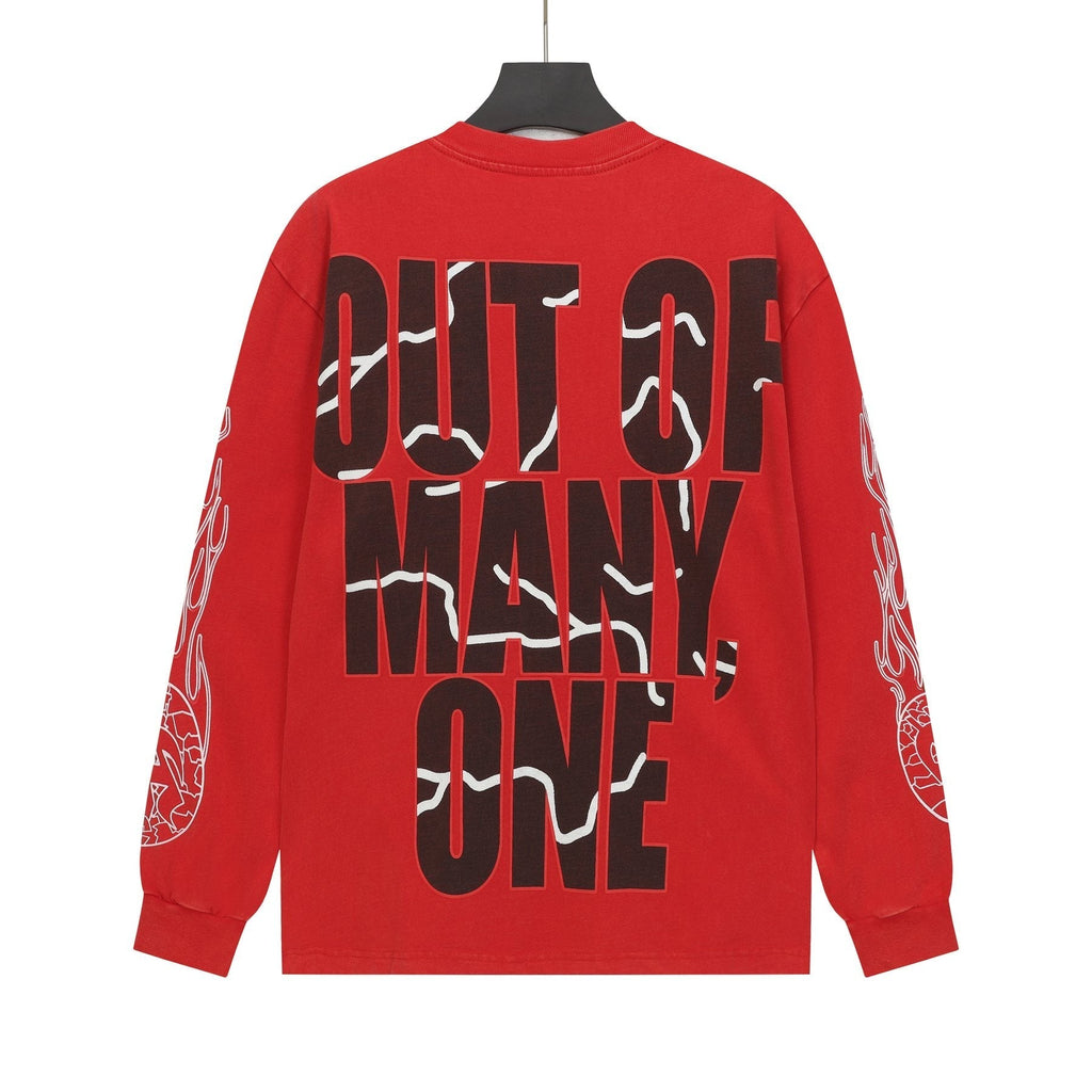 Godspeed Racing Skull Graphic Long-Sleeve T-Shirt ¡ª back
