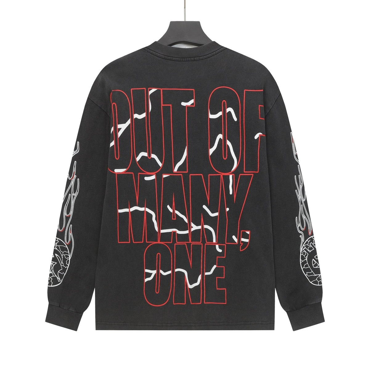 Godspeed Racing Skull Graphic Long-Sleeve T-Shirt ¡ª back