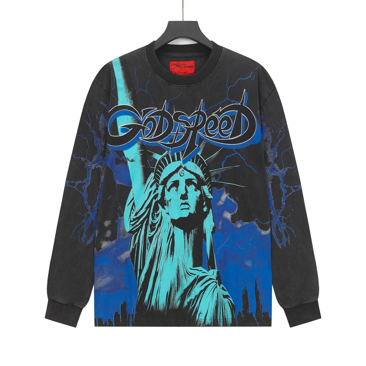 Godspeed Lightning Graphic Long-Sleeve T-Shirt ¡ª front