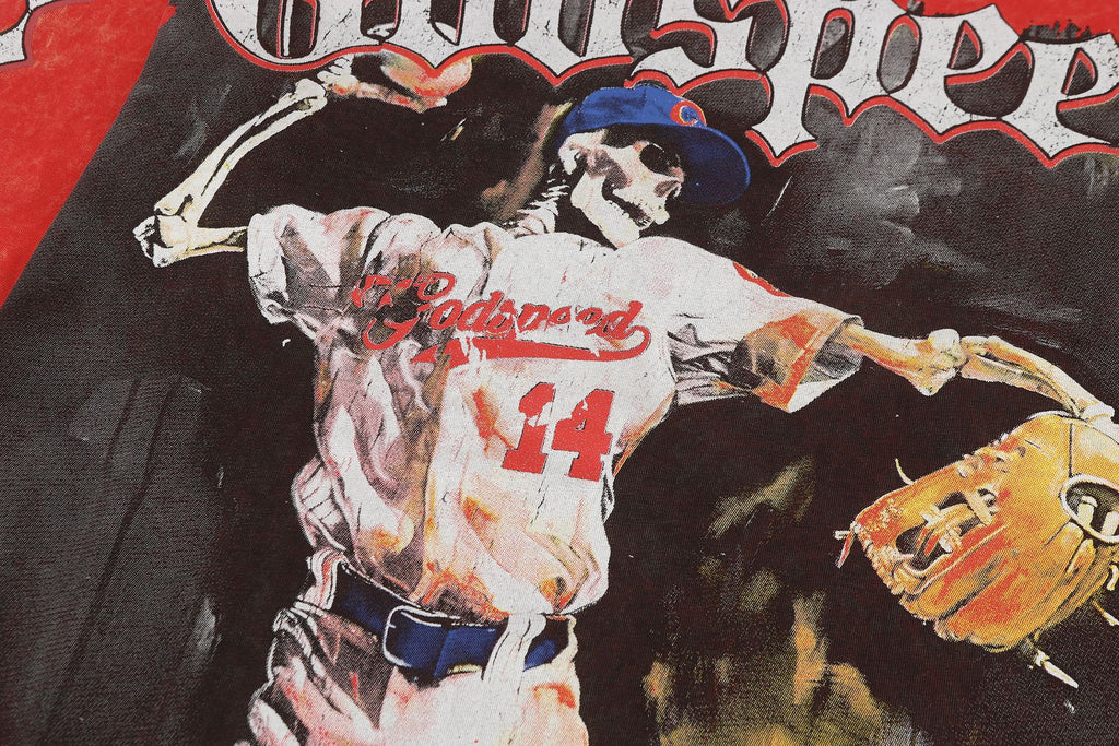 Godspeed Baseball Graphic Long-Sleeve T-Shirt ¡ª detail