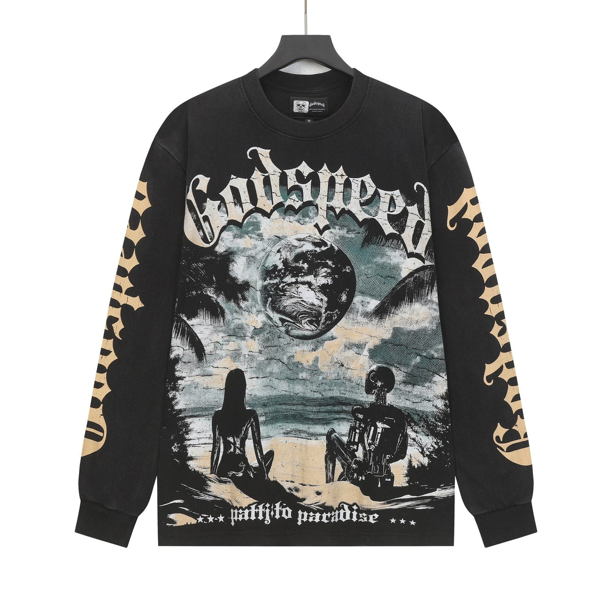 Godspeed Pacific Paradise Graphic Long-Sleeve T-Shirt ¡ª front