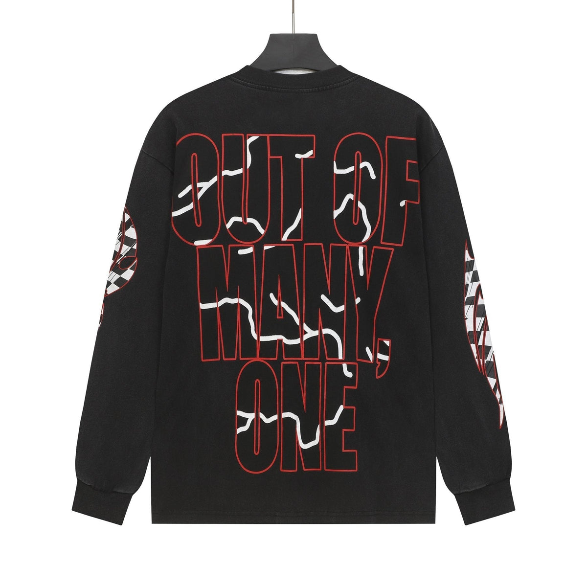 Godspeed Racing Skull Graphic Long-Sleeve T-Shirt ¡ª back