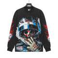 Godspeed Washed Black Rock Graphic Long-Sleeve T-Shirt ¡ª hero