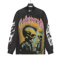 Godspeed Skeleton Graphic Washed Black Long-Sleeve T-Shirt ¡ª hero