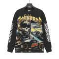 Godspeed Washed Black Racing Skull Long-Sleeve T-Shirt ¡ª hero
