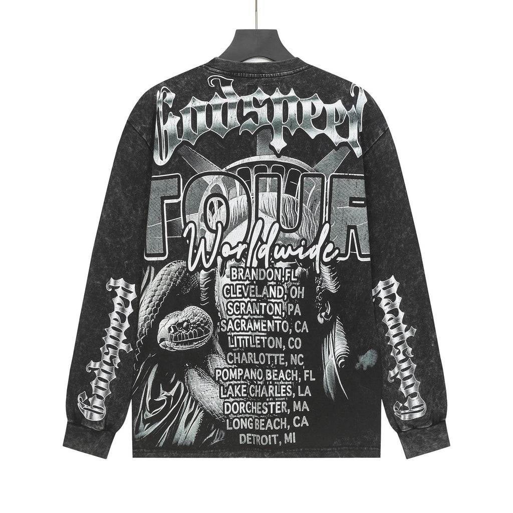 Godspeed Worldwide Tour Graphic Long-Sleeve T-Shirt ¡ª back