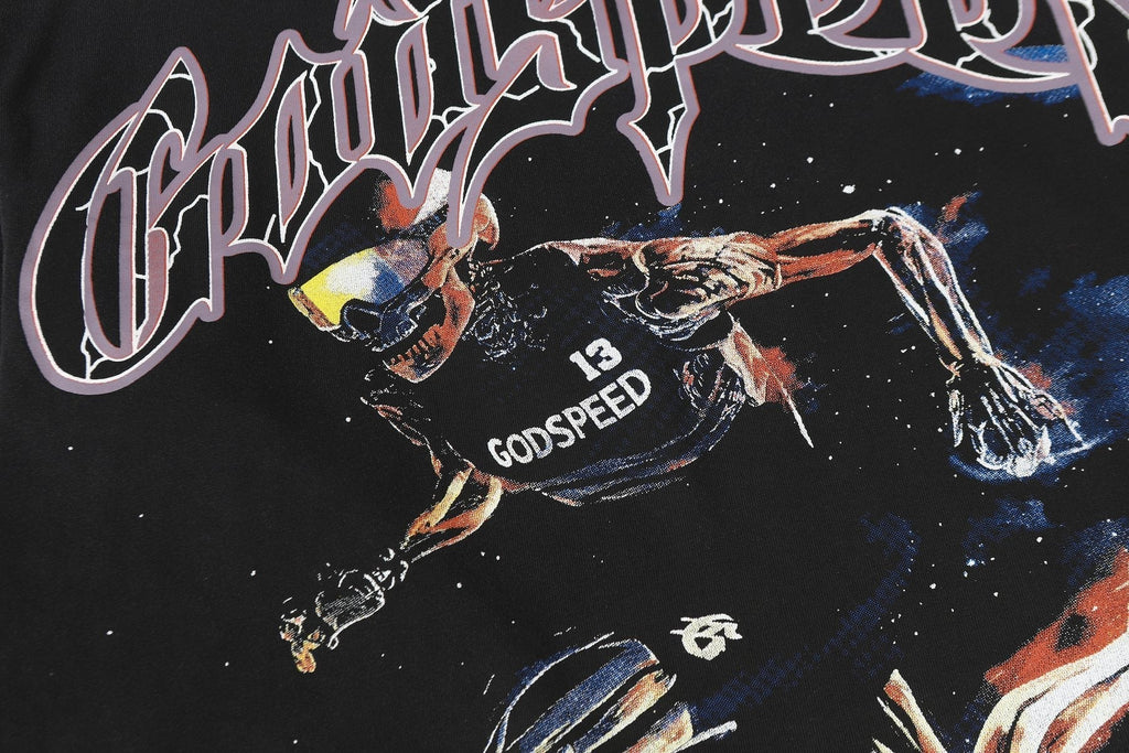 Godspeed Runner Graphic Long-Sleeve T-Shirt ¡ª detail