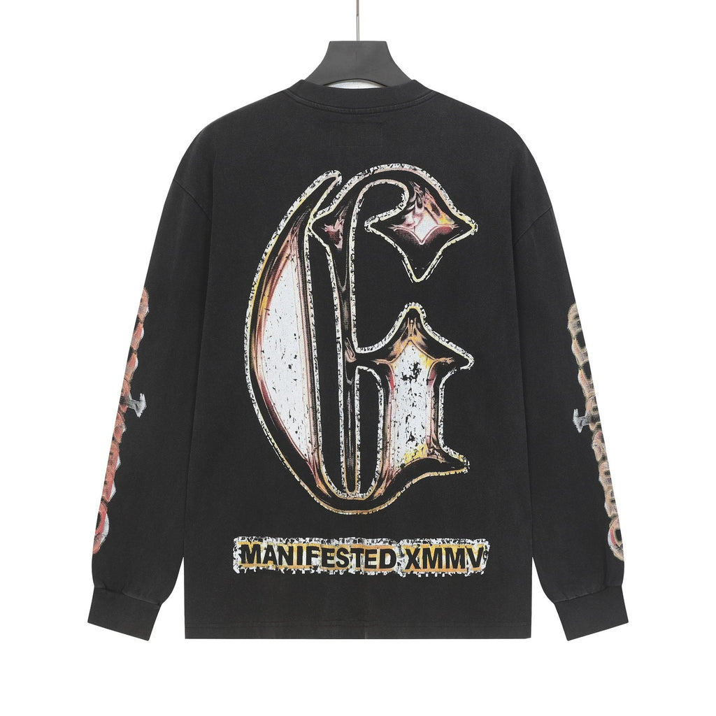 Godspeed Washed Rock Graphic Long-Sleeve T-Shirt ¡ª back