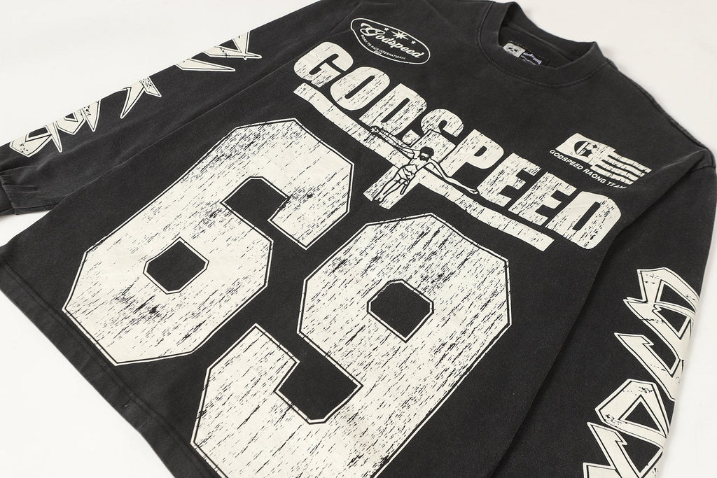 Godspeed 69 Racing Graphic Long-Sleeve T-Shirt ¡ª detail