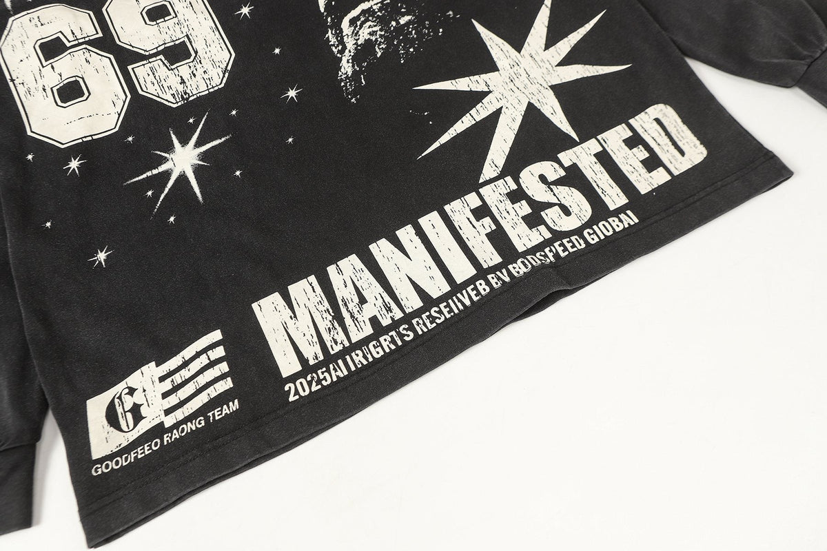 Godspeed 69 Racing Graphic Long-Sleeve T-Shirt ¡ª detail