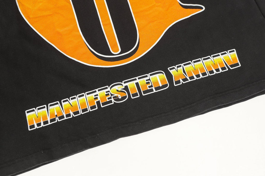 Godspeed Washed Black Skeleton Chess Graphic Long-Sleeve T-Shirt ¡ª detail