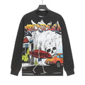 Godspeed Washed Black Skeleton Car Graphic Long-Sleeve T-Shirt ¡ª hero