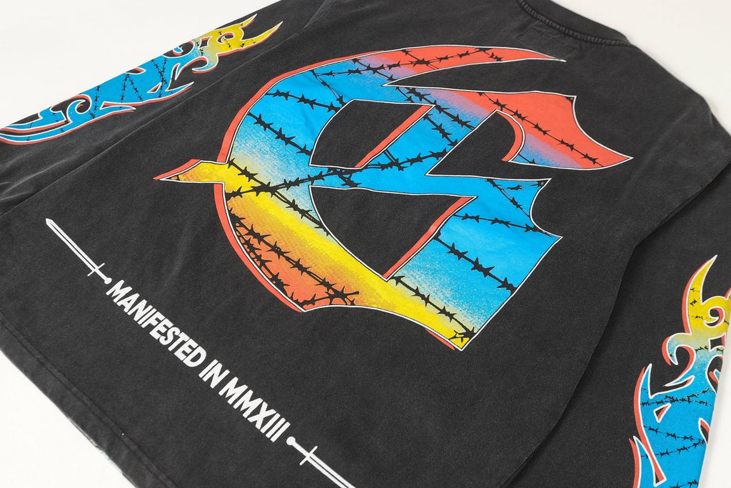 Godspeed Washed Rock Graphic Long-Sleeve T-Shirt ¡ª detail
