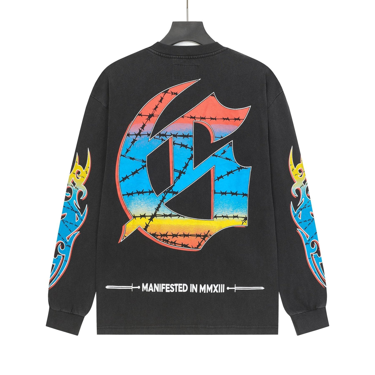 Godspeed Washed Rock Graphic Long-Sleeve T-Shirt ¡ª back