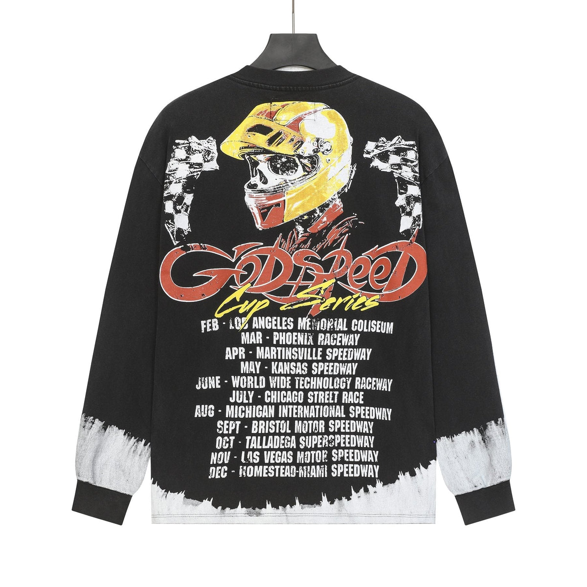 Godspeed Cup Series Racing Graphic Long-Sleeve T-Shirt ¡ª back