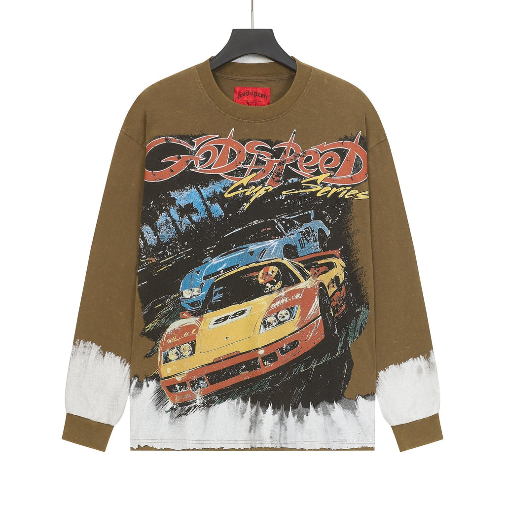 Godspeed Kleep Valley Racing Graphic Long-Sleeve T-Shirt ¡ª hero