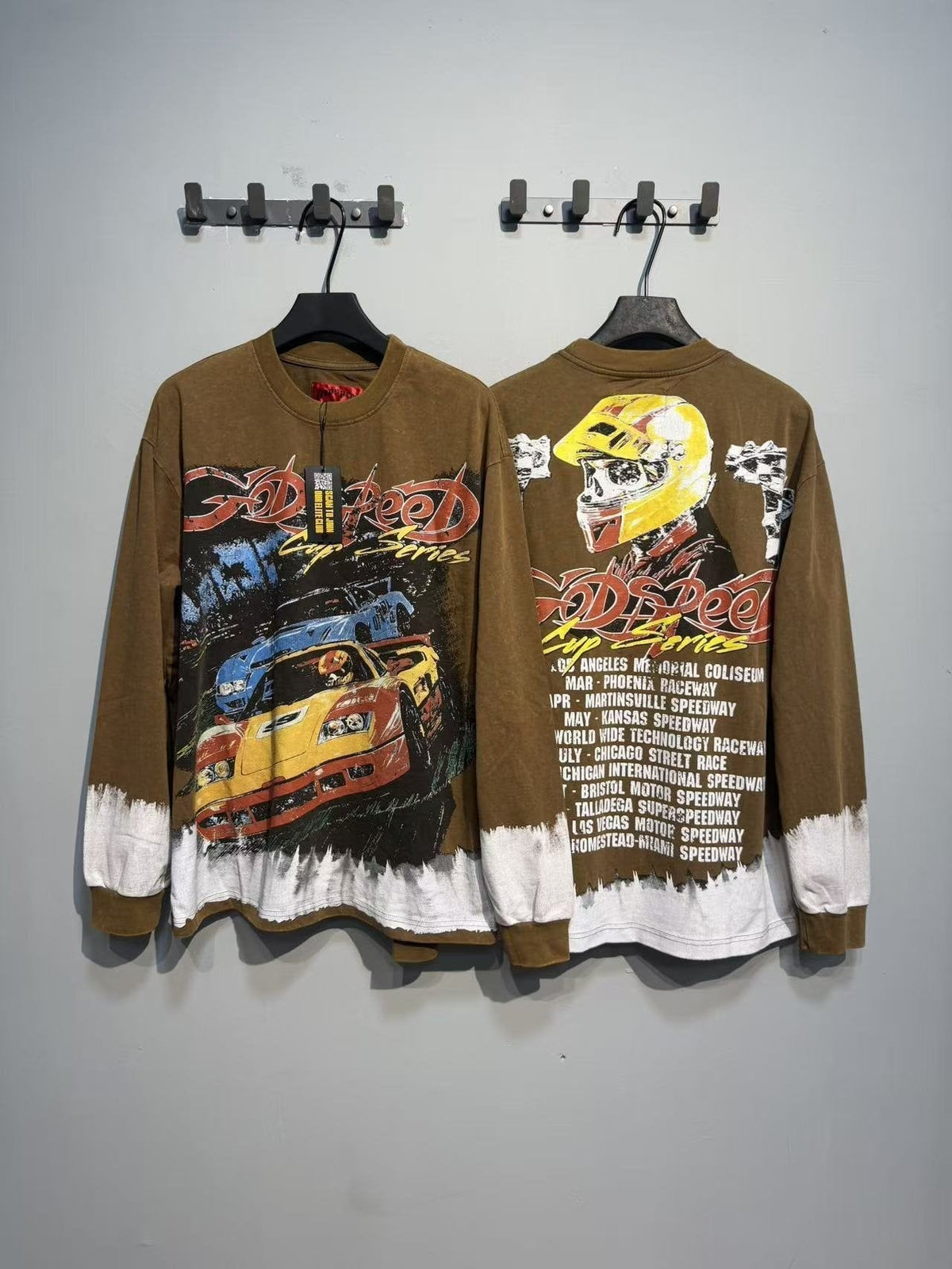 Godspeed Kleep Valley Racing Graphic Long-Sleeve T-Shirt ¡ª context
