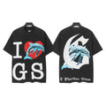 Godspeed Dolphin Heart Graphic T-Shirt ¡ª front