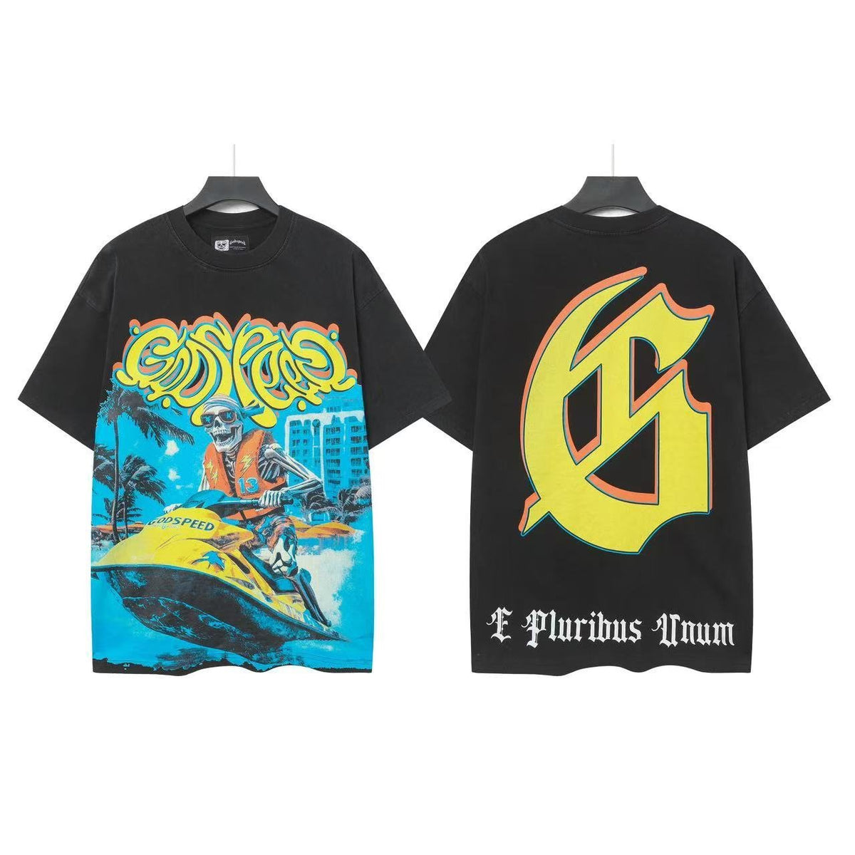 Godspeed Jet Ski Large G Graphic T-Shirt ¡ª front