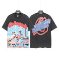Godspeed Running Skeleton Beach Graphic T-Shirt ¡ª front