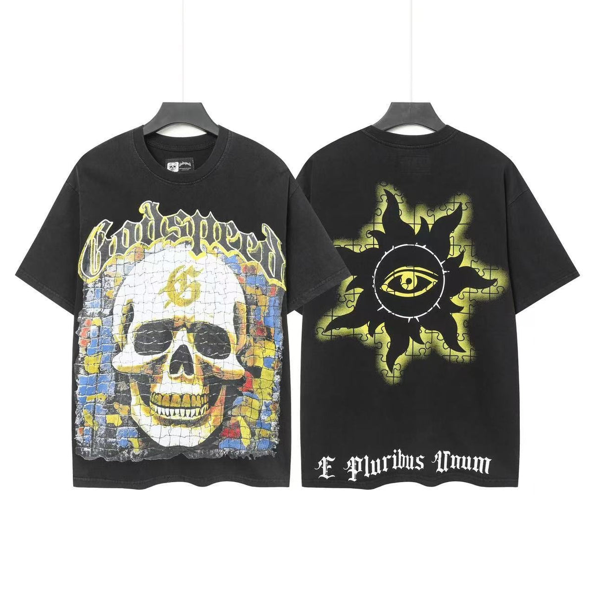 Godspeed Skull Eye Graphic T-Shirt ¡ª front