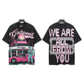 Godspeed Pink Car Graphic T-Shirt ¡ª front