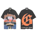 Godspeed Sunset Car Graphic T-Shirt ¡ª front